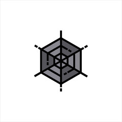 street lamp isolated on white