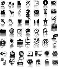 Multimedia and Communication Icon Set
