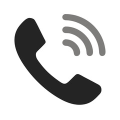 Phone Receiver Call Contact Icon Design

