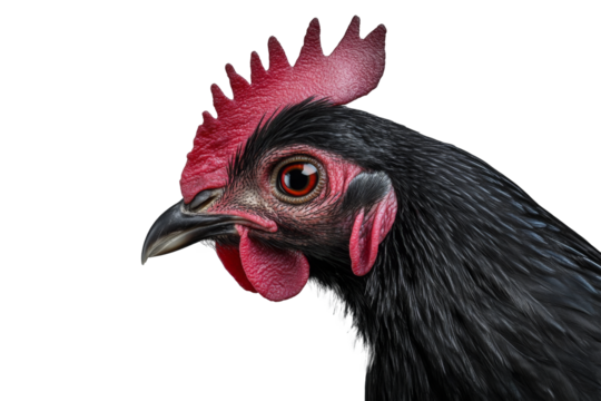 Black Hen head
