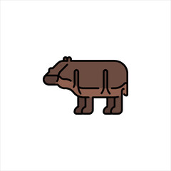 elephant isolated on white