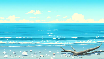 sea and blue sky