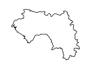 Guinea country outline vector
Country outline vector icon eps file