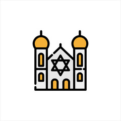 vector illustration of mosque