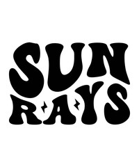 Sun rays Retro Summer SVG Bundle, Summer Svg, Beach Svg, Summertime svg, Funny Beach Quotes, Summer Quotes Svg, Svg files for cricut, Svg Bundle