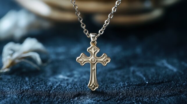 Christian symbol of faith Cross pendant necklace