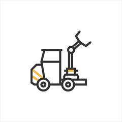 forklift truck icon