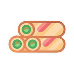  Stylish Spring Roll Representation for Menus