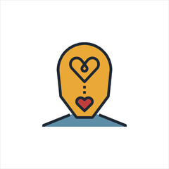 vector illustration of a man icon