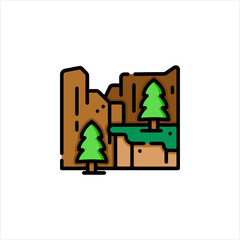 vector illustration of an old building