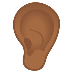 Ear (Medium-Dark Skin Tone)
