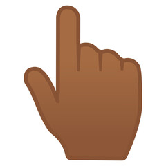 Index Pointing Up (Medium-Dark Skin Tone)
