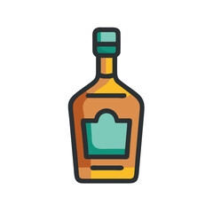  Whiskey Bottle Vector for Distilled Spirits