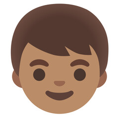 Smiling Boy (Medium-Dark Skin Tone)
