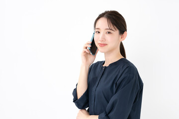 スマホ・通話・女性