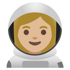 Obraz premium Female Astronaut Emoji 