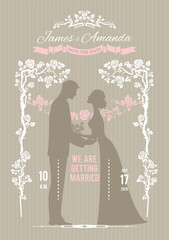 Wedding invitation.