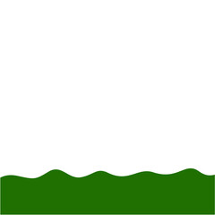 Flat Style Bottom Border