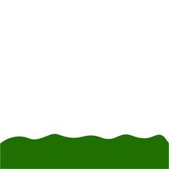 Obraz premium Flat Style Bottom Border