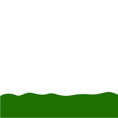 Obraz premium Flat Style Bottom Border