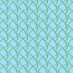 Naklejka premium Abstract geometric line pattern on color base 19 for wrapper, packaging, textile or garment printing design. Base color can be changed or removed as desired