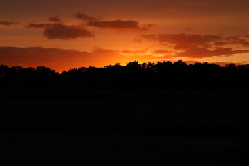 The most beautiful sky at sunset