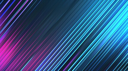 Blue abstract pattern background. Geometric shape. Line diagonal facet angle crystal 3D. Neon light electric bright cobalt metal. Color gradient. Futuristic. Design