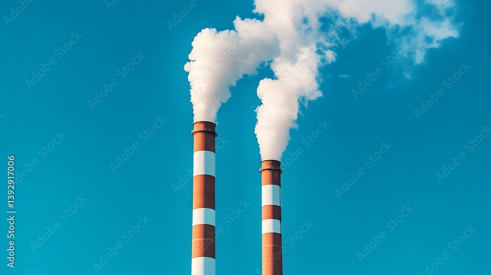 Poster ai-powered carbon footprint tracking system analyzing environmental impact in real-time