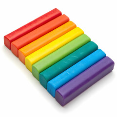 Fototapeta premium colorful plasticine sticks