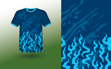 Print jersey, T-shirt Sport Design Template, T-shirt Mockup Abstract Grunge Sport Jersey Design For Cricket, Football Soccer, Racing, Sports, Running Soccer Jersey. Uniform Front View

template, vecto