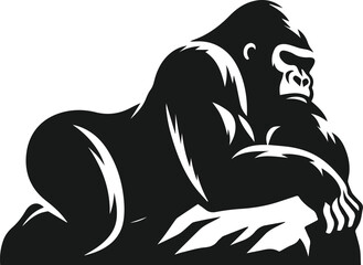 Gorilla animal vector