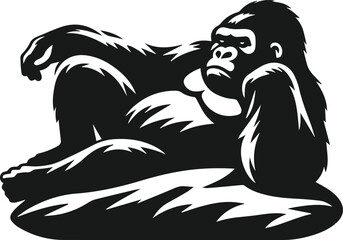 Gorilla animal vector