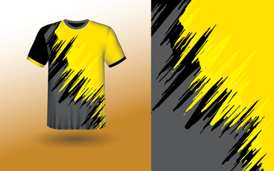 Print jersey, T-shirt Sport Design Template, T-shirt Mockup Abstract Grunge Sport Jersey Design For Cricket, Football Soccer, Racing, Sports, Running Soccer Jersey. Uniform Front View

template, vecto