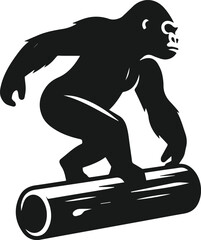 Gorilla animal vector