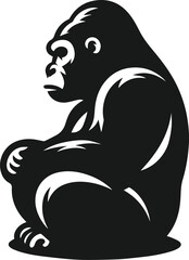 Gorilla animal vector