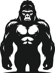 Gorilla animal vector