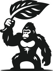 Gorilla animal vector