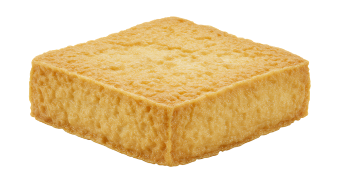 Close up of a smooth yellow cube showcasing soft textures and warm tones for creative design