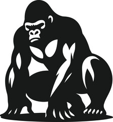 Gorilla animal vector