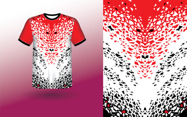 Print jersey, T-shirt Sport Design Template, T-shirt Mockup Abstract Grunge Sport Jersey Design For Cricket, Football Soccer, Racing, Sports, Running Soccer Jersey. Uniform Front View

template, vecto