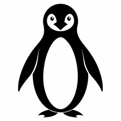Penguin Silhouette Vector Art