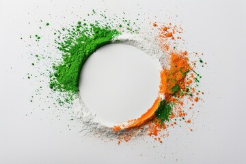 Independence Day on INDIA FLAG background. indian army flag taj mehal 15 august 1947 happy independence day