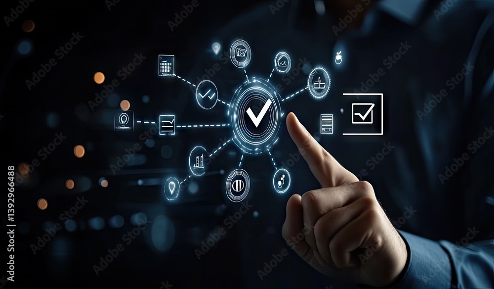 Poster digital verification interface