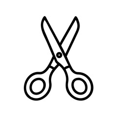 Fototapeta premium Scissors Icon for Creativity and Crafting Topics
