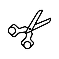 Scissors Icon for Creativity and Crafting Topics