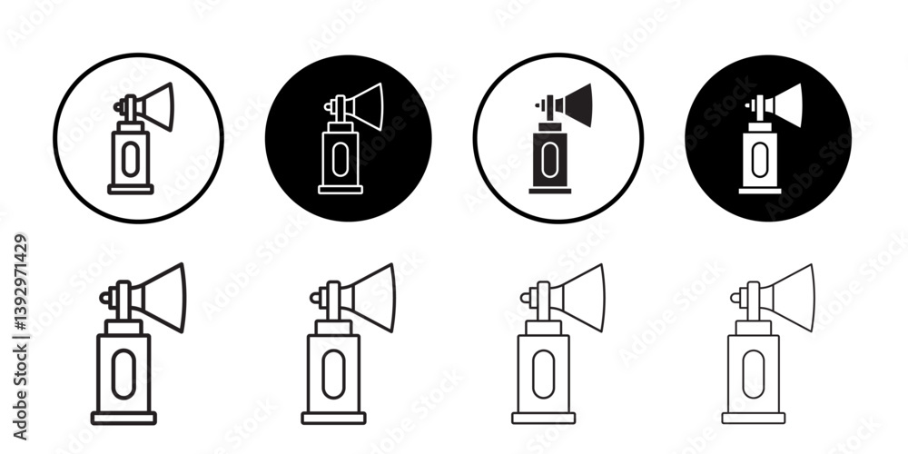 Poster puck icon vector logo set collection for web app ui