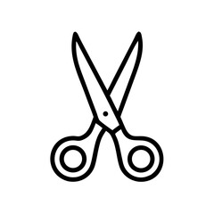 Fototapeta premium Scissors Icon for Creativity and Crafting Topics