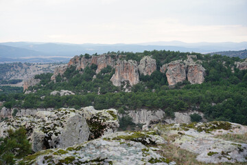 Rock Formations in Phrygian Valley, Eskisehir, Turkiye