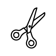 Scissors Icon for Creativity and Crafting Topics