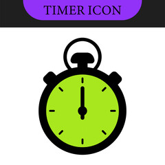 Timer and stopwatch vector icons set. Countdown timer vector icons. Time management. Deadline, punctuality and time management and optimization Countdown 5, 10, 20, 30, 60 minutes. Vector illustration